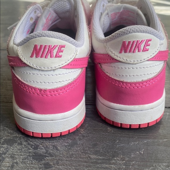 Nike Pink and White Low-Top Sneakers - Picture 3 of 3